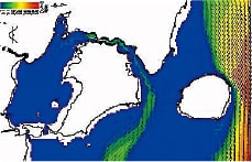 屋我地島周辺の流況シミュレーション結果